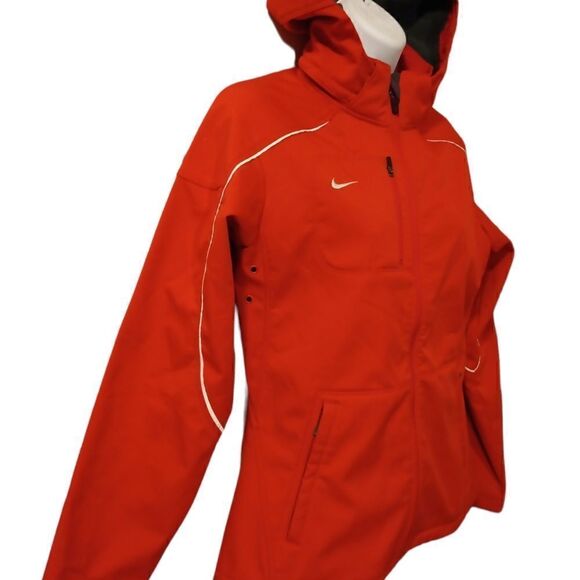 Nike red softshell jacket women's size L - Picture 2 of 8